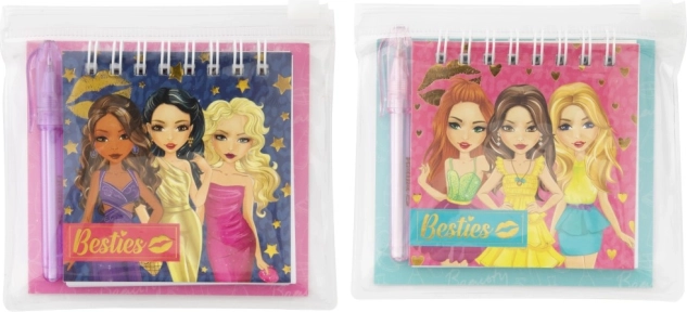 Mini piezīmju bloks ar zīmuli Besties
