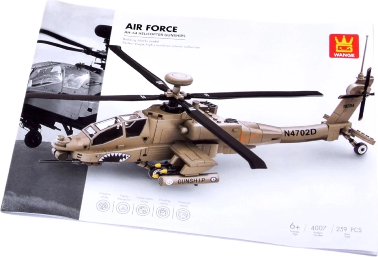 Reālistisks AH‑64 izskats