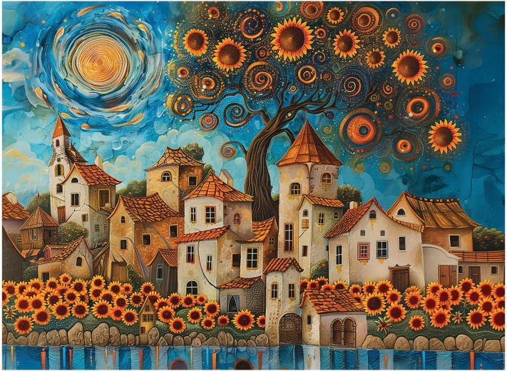 Sunflower Puzzle 1000 Pieces