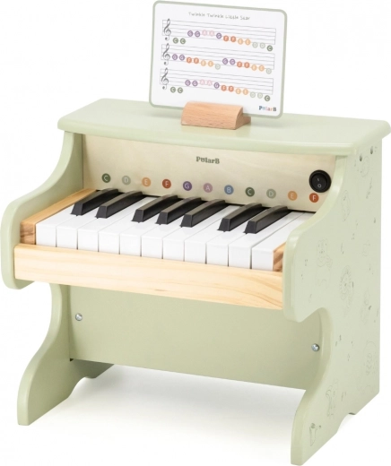 Children's Wooden Piano PolarB Green