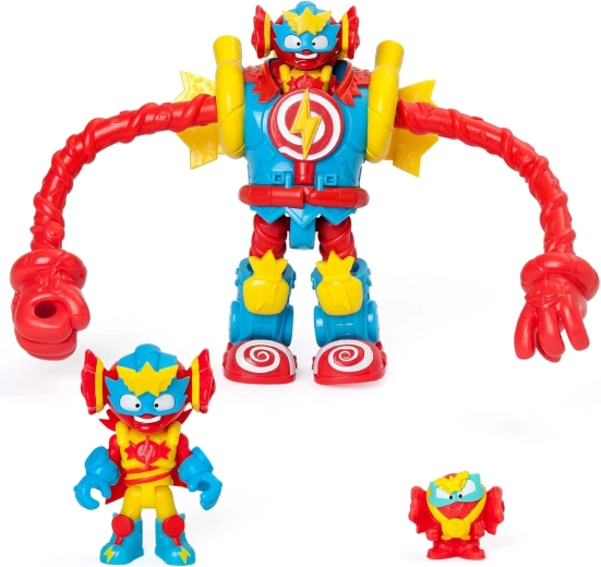 SuperThings Sugarfun Superbot Power Arms robots ar figūriņām un piederumiem