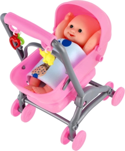 Hanging toys on the handle