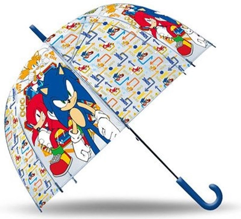 Caurspīdīgs bērnu lietussargs SONIC
