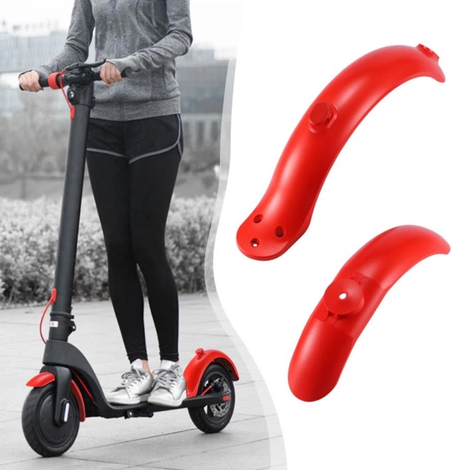 Dubļusargu komplekts skrejritenim Xiaomi M365/PRO - sarkans