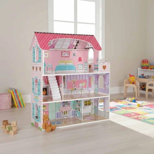 Trīs stāvi un piecas istabas bezgalīgai rotaļai