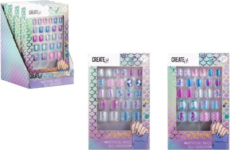 Create It! mermaid stick-on nail tips