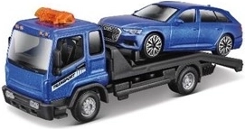 Bburago Street Fire evakuators ar platformu un Audi A6 Avant 1:43
