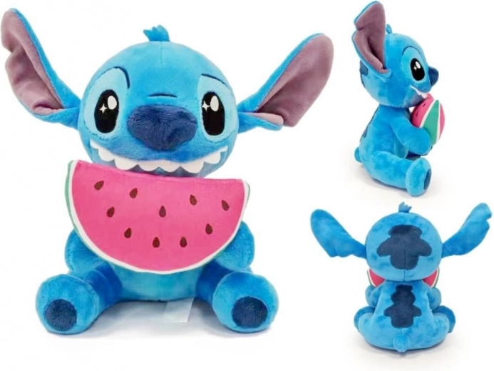 DISNEY Stitch Plush Toy with Watermelon 25 cm