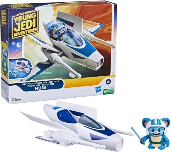 Star Wars Young Jedi space ship with figure