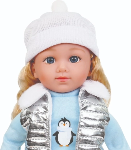 Speaks and sings when the tummy is pressed