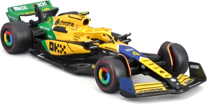 Reālistisks F1 auto izpildījums mērogā 1:43