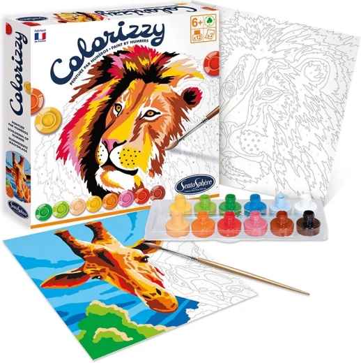 Sentosphere Colorizzy savanna – gleznošana pēc numuriem