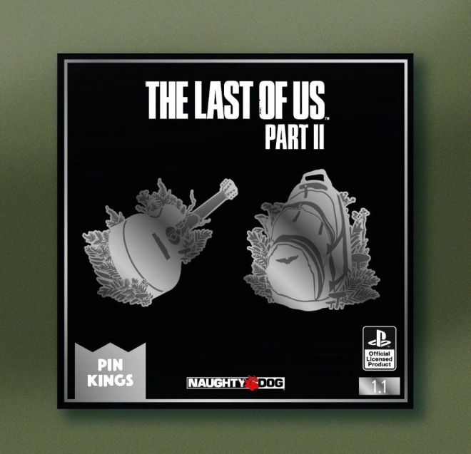 Nozīmītes The Last of Us – 2 metāla piespraužu komplekts