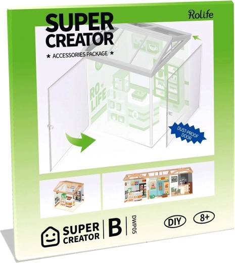 Pretputekļu durvis miniaturām Super Creator – B tips