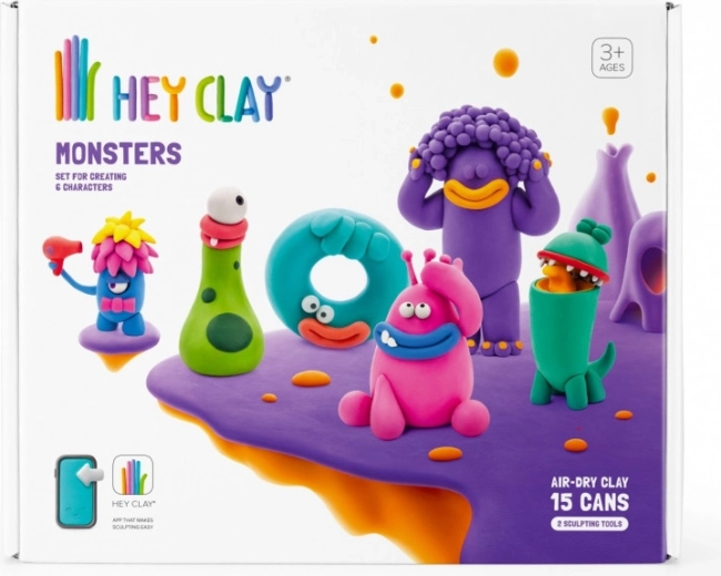 Hey Clay Monsters – set of foam modeling clay for kids