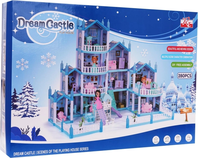 Ziemas villa lellēm ar piederumiem