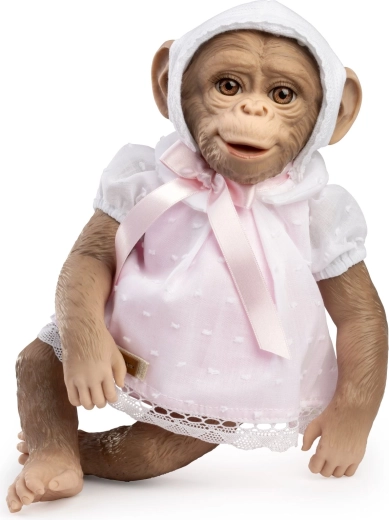 Saderīgs ar Reborn pērtiķīti 32 cm