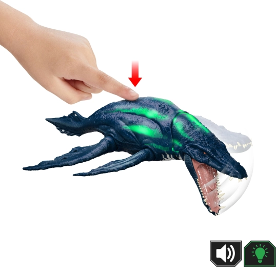 Darbības uzbrukums ar rēkoņu, nospiežot asti