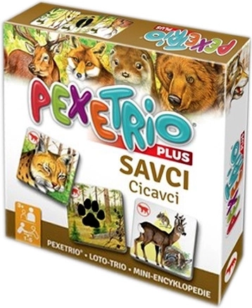 Didaktiskā spēle Pexetrio Plus – zīdītāji