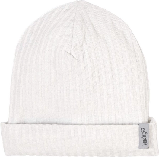 Lodger Beanie Seersucker cloud dancer (6–12 mēneši)