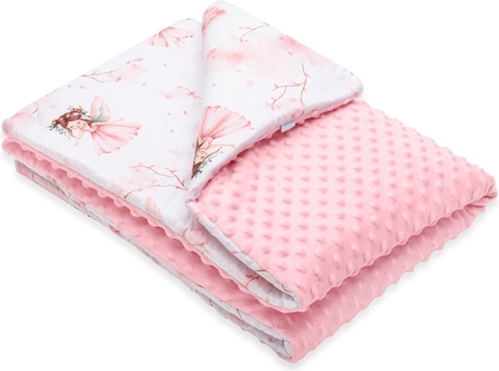 Bērnu minky sega ar pildījumu New Baby Fejas 80 × 100 cm