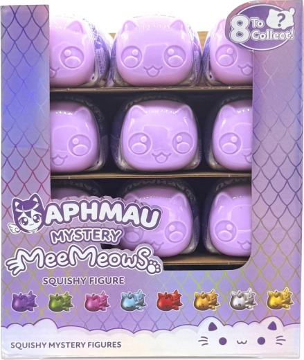 Aphmau Mystery MeeMeows squishy cat figurine in a capsule – surprise