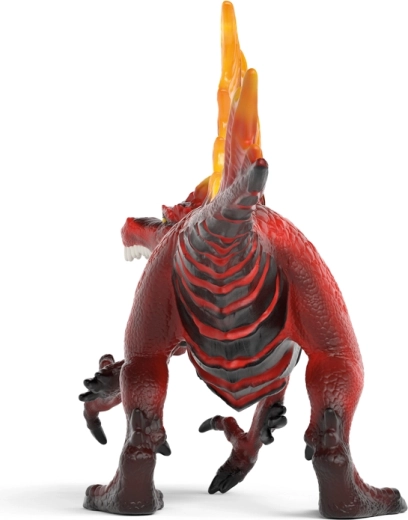 Uguns dinozaurs ar kvēlojošiem radziņiem