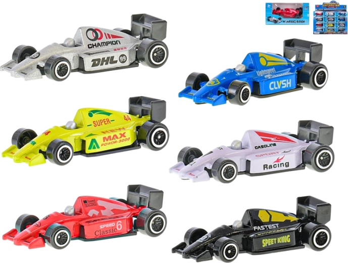 Metāla Formula 1:64 ar brīvgaitu, 7,5 cm