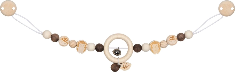 Stroller chain Hedgehog with clips - 1 piece