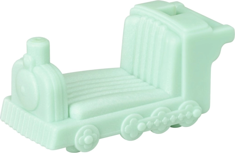 Train-shaped ride-on compatible with other sets