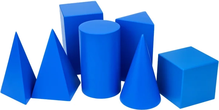 Clearly recognizable geometric shape