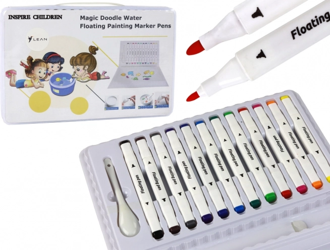 Set of Colored Water Markers 12 pcs