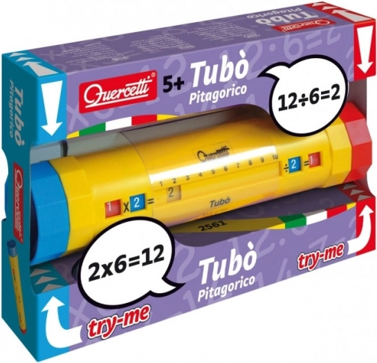 Quercetti reizināšanas tabulas apguves tūba