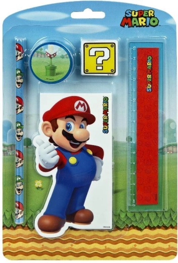 Super Mario rakstīšanas komplekts (5 daļas)