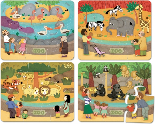 Vilac koka puzles Zoo