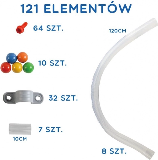 Sensorial Toy STEM Wall Set of 121 Pieces