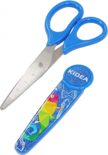Kidea bērnu šķēres ar futrāli 13 cm