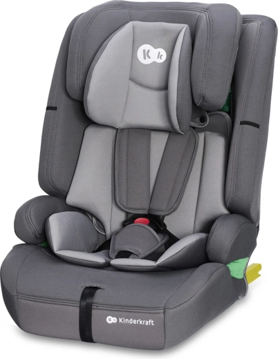 Kinderkraft autosēdeklītis Safety Fix 2 i-Size, pelēks (76–150 cm)