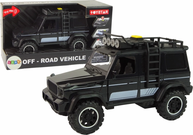 Apvidus auto 1:14 ar inerces piedziņu – melns