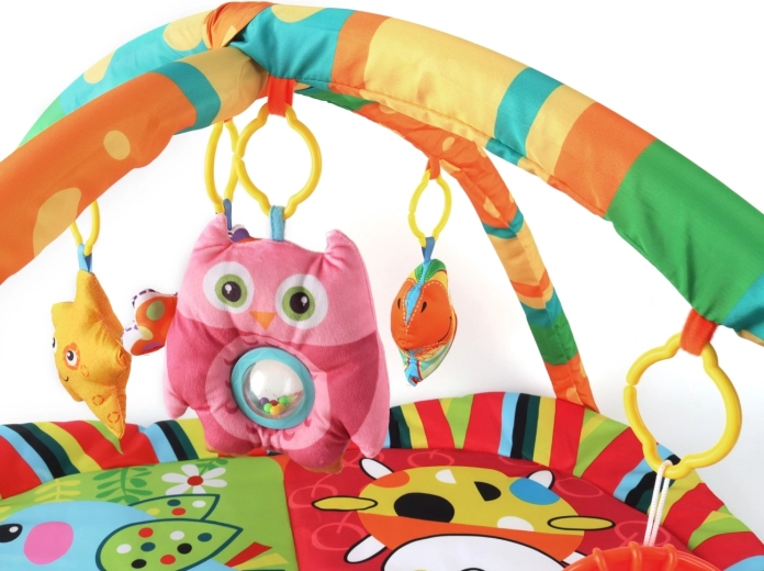 Arches and hanging toys for motor-skill development
