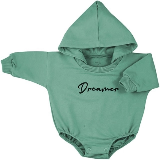 Zīdaiņu body baggy ar kapuci Koala Dreamer zaļš