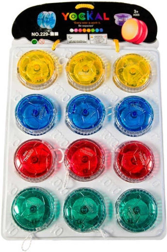 Plastmasas caurspīdīgs jojo 5 cm – 1 gabals
