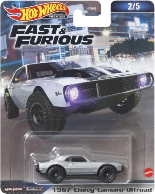 Hot Wheels premium angličáks Ātri un bez žēlastības 1:64