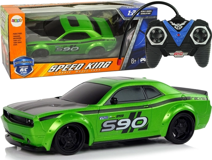RC sporta auto 1:24 zaļš