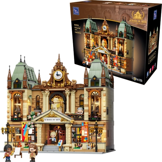 Pantasy Modular School of Art with LED Lighting