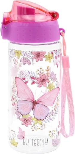 Bērnu Tritan dzeramā pudele 500 ml butterfly