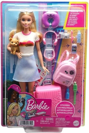 Barbie travel set with accessories