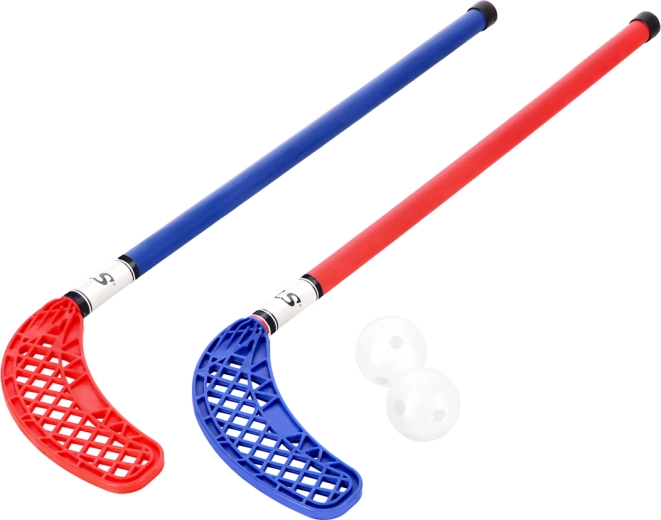 NILS Floorball Sticks and Balls Set for Beginners
