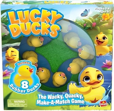 Lucky Ducks – interaktīva spēle ar pīlēniem bērniem no 3 gadu vecuma no Goliath Games