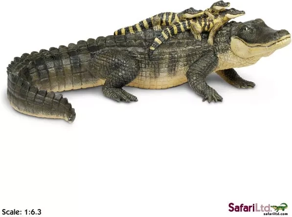 Safari Ltd. alligator with babies
